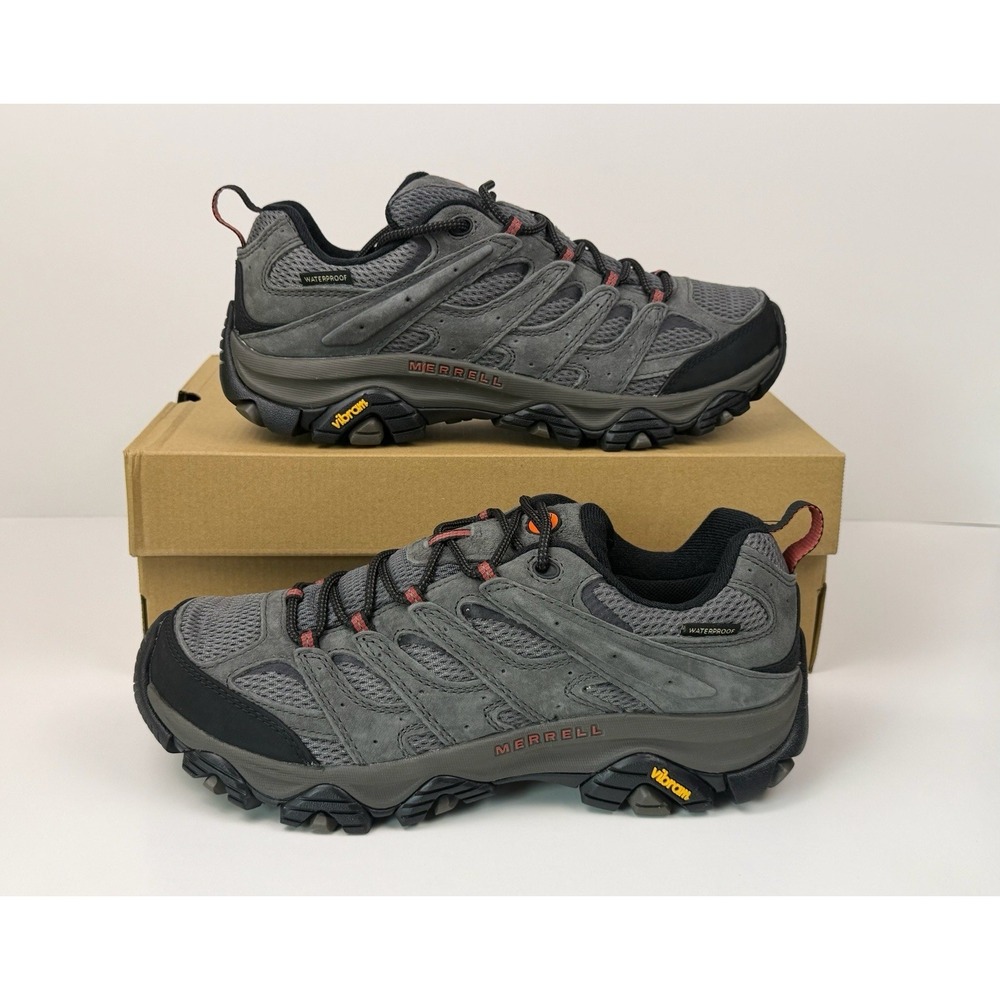 Merrell Men's Moab 3 WP Waterproof Hiking Shoes Men's Size 10.5 Beluga J035843